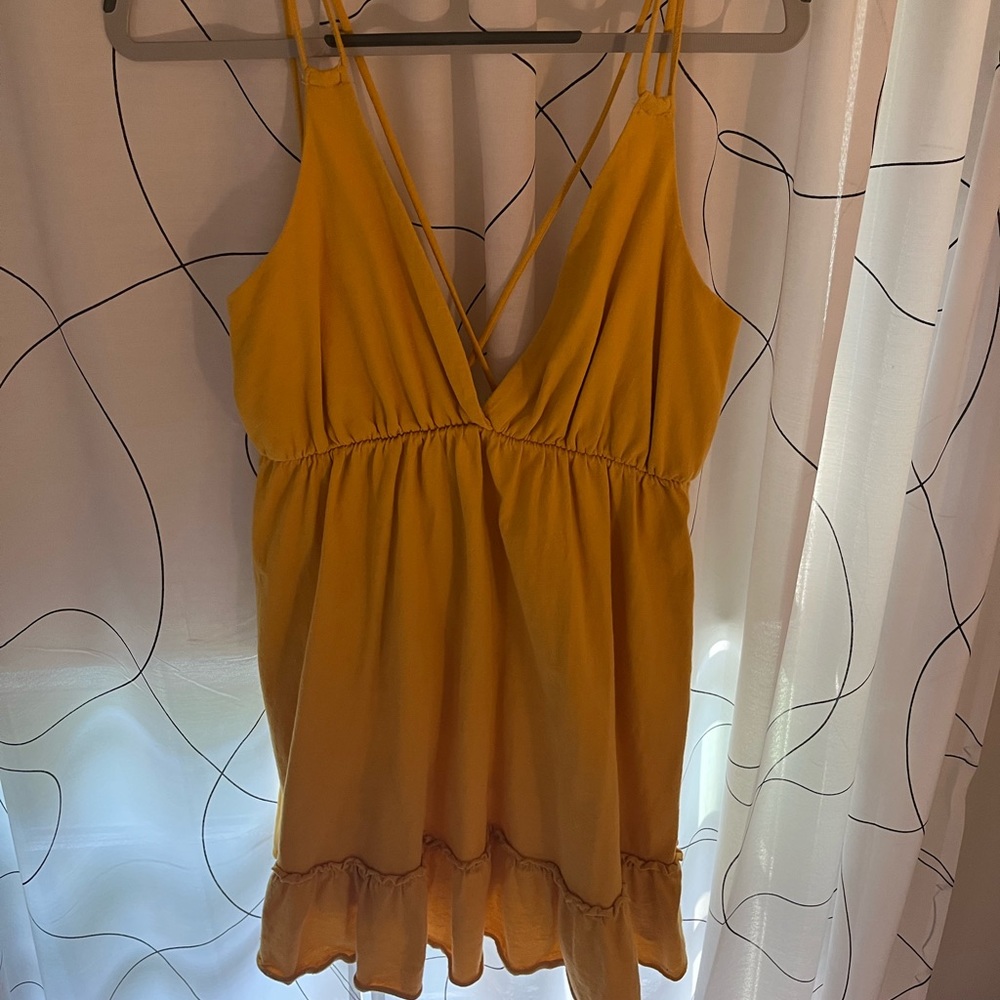 ASOS YELLOW DRESS
